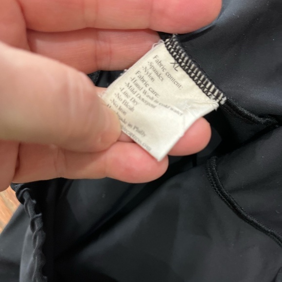 Handmade iridescent mermaid fish scales metallic leggings-XL - Picture 8 of 10